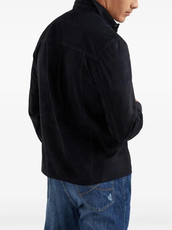  브루넬로 쿠치넬리 긴팔 셔츠 MPCLN2039C6536 navy - BRUNELLO CUCINELLI