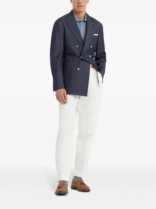  브루넬로 쿠치넬리 폴로 티셔츠 ME8543936C9719 - BRUNELLO CUCINELLI