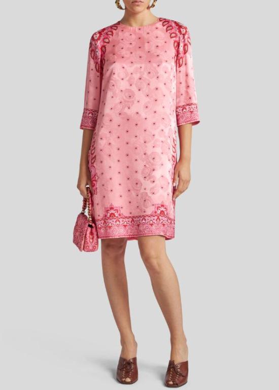 25SS 에트로 숏 원피스 WRHA0070AQ115X0872ROSA MULTICOLOR - ETRO