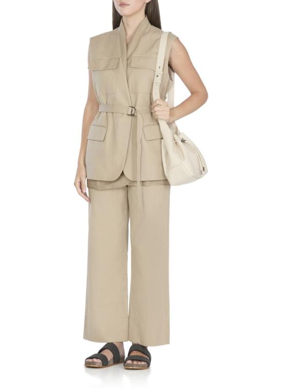 25SS 브루넬로 쿠치넬리 베스트 ML1457345C2910 Beige - BRUNELLO CUCINELLI