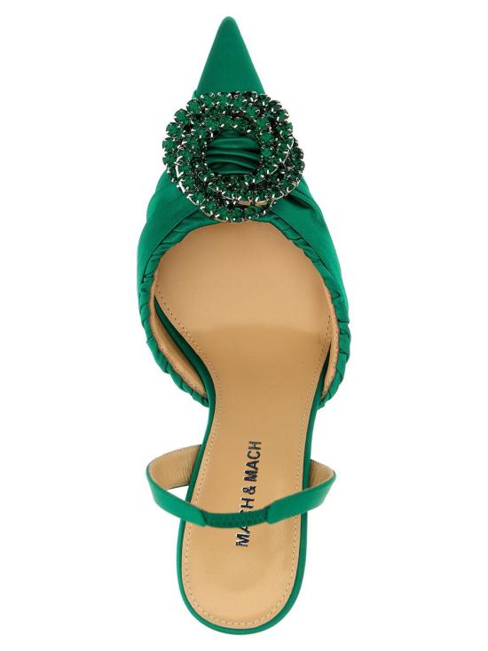 25SS 마흐앤마흐 힐/펌프스 R25S082185CRPEMDEEMERALD GREEN - MACH&MACH