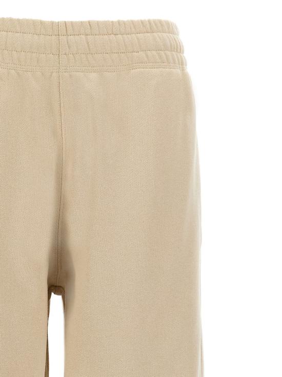  버버리 체크 라벨 코튼 조깅 팬츠 8103500NUTMEG Beige - BURBERRY