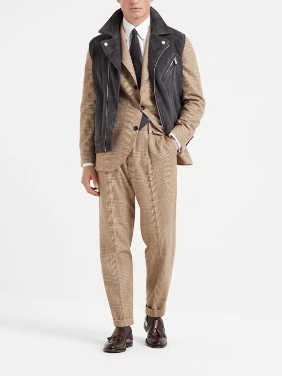  브루넬로 쿠치넬리 베스트 MPMLV2006C1897 anthracite - BRUNELLO CUCINELLI