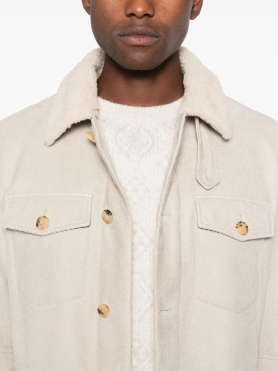  브루넬로 쿠치넬리 가죽 자켓 MPMTU2005C8809 - BRUNELLO CUCINELLI