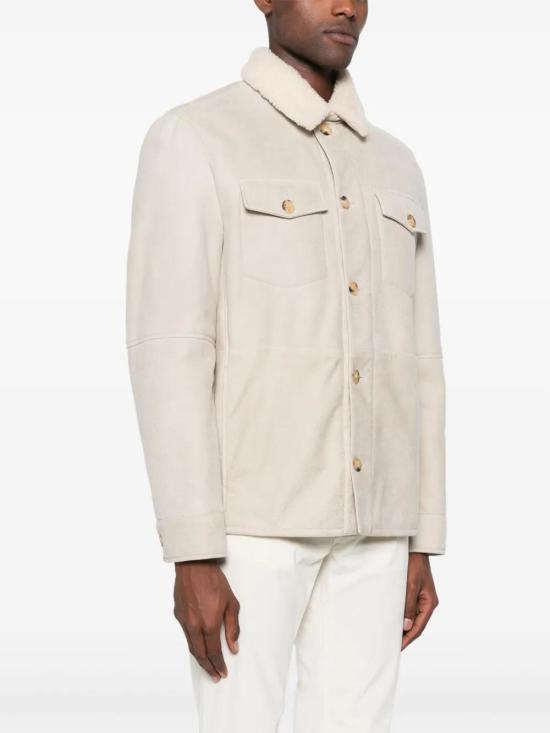  브루넬로 쿠치넬리 가죽 자켓 MPMTU2005C8809 - BRUNELLO CUCINELLI