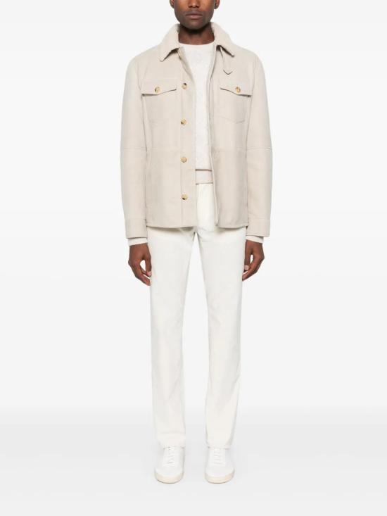  브루넬로 쿠치넬리 가죽 자켓 MPMTU2005C8809 - BRUNELLO CUCINELLI