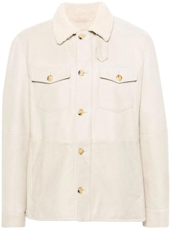  브루넬로 쿠치넬리 가죽 자켓 MPMTU2005C8809