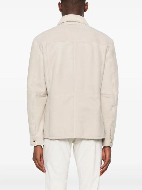  브루넬로 쿠치넬리 가죽 자켓 MPMTU2005C8809 - BRUNELLO CUCINELLI