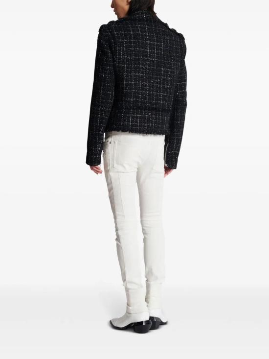  발망 바이커 자켓 DH1TD51114CF black - BALMAIN