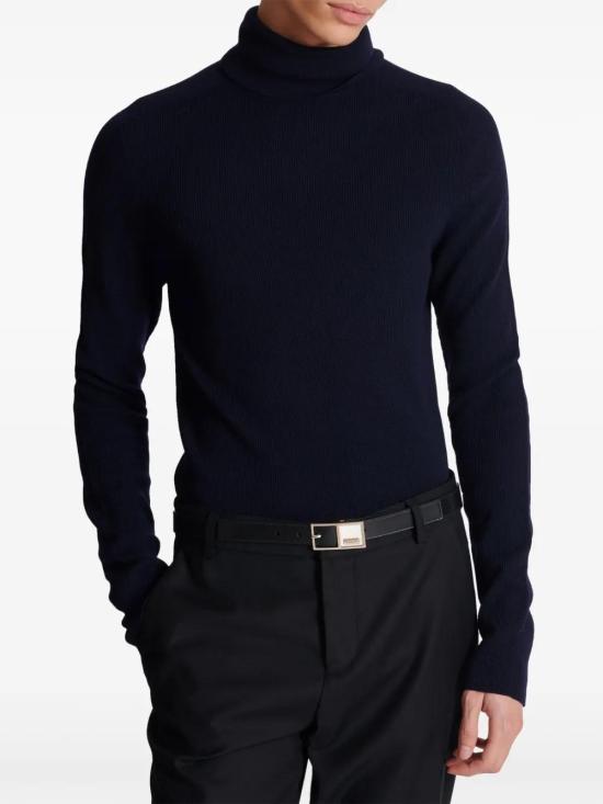  발망 가죽 벨트 DM1WA026LSLX black - BALMAIN