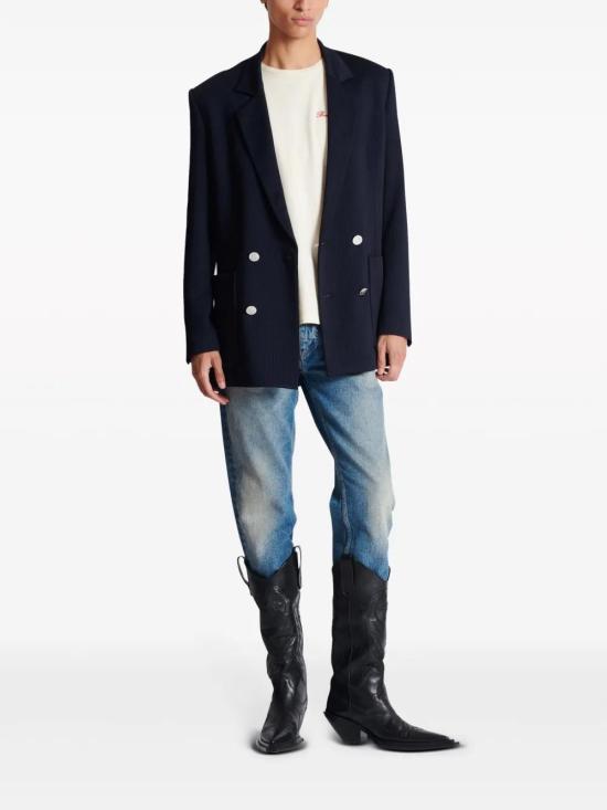  발망 반팔 티셔츠 CH1EG000GD26 beige - BALMAIN