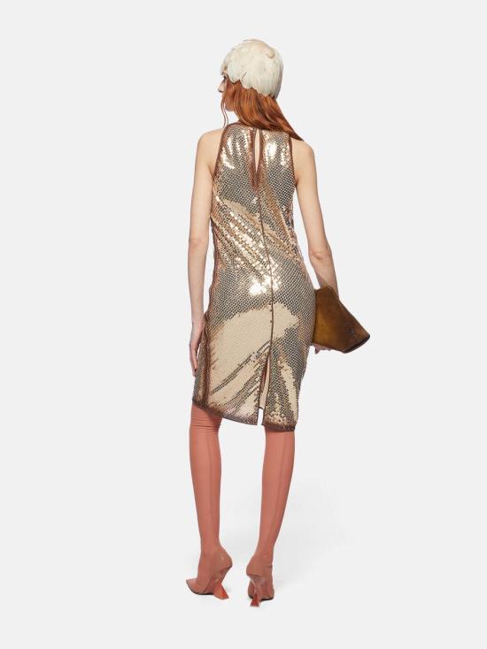 25SS 디 아티코 미디 원피스 250WCA00389 022 GOLD - THE ATTICO
