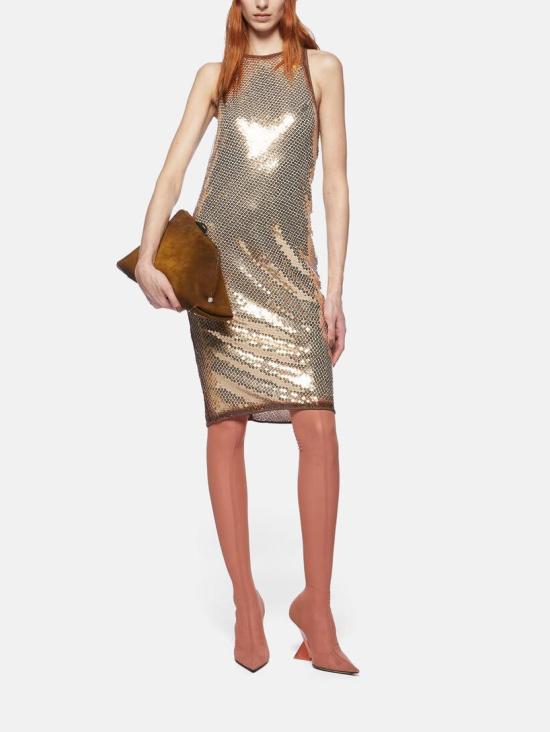 25SS 디 아티코 미디 원피스 250WCA00389 022 GOLD - THE ATTICO
