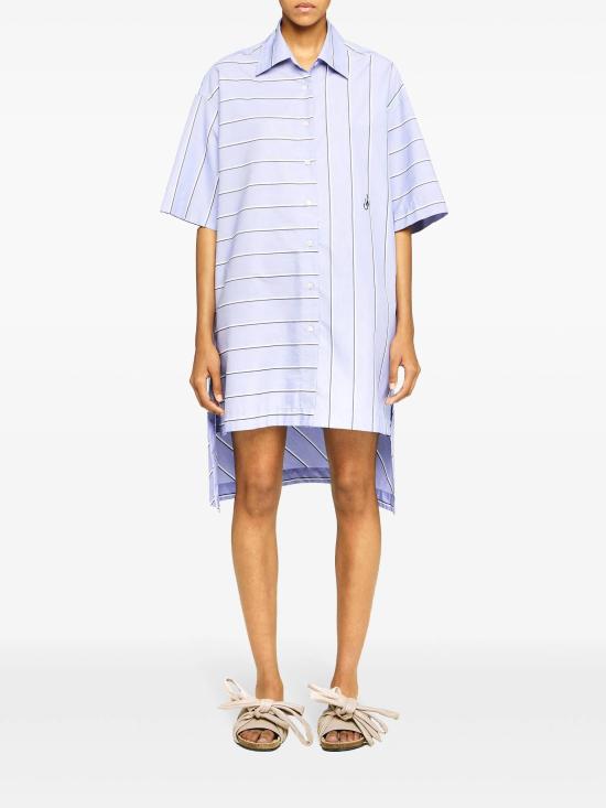  JW앤더슨 미디 원피스 DR0475PG1142 803 GLACIER BLUE - JW ANDERSON