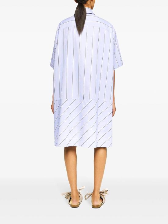 25SS JW앤더슨 미디 원피스 DR0475PG1142 803 GLACIER BLUE - JW ANDERSON