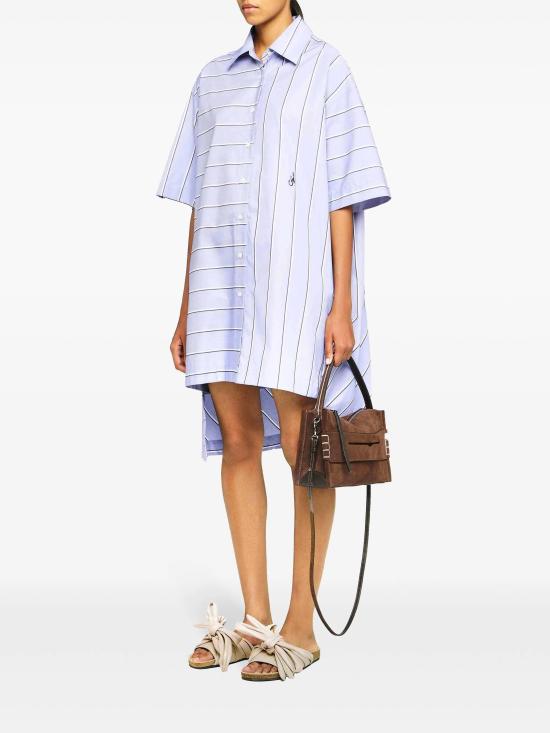  JW앤더슨 미디 원피스 DR0475PG1142 803 GLACIER BLUE - JW ANDERSON