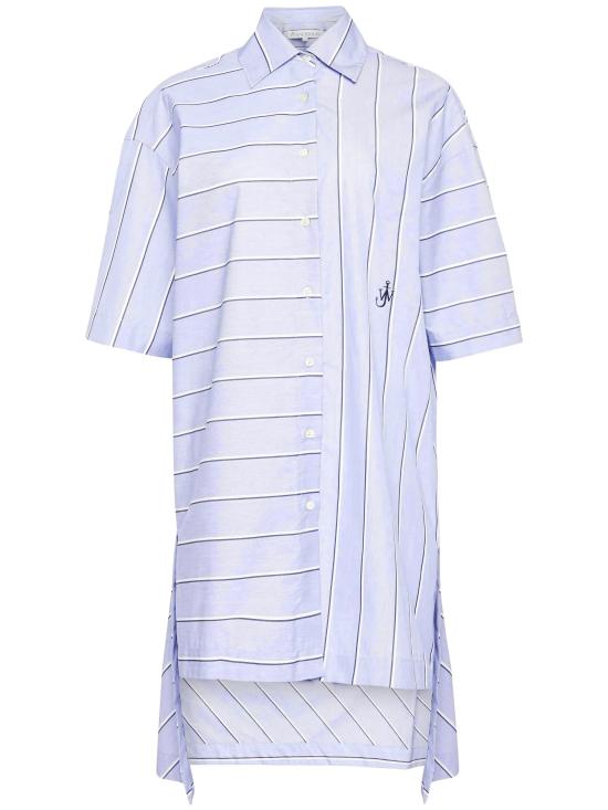 25SS JW앤더슨 미디 원피스 DR0475PG1142 803 GLACIER BLUE