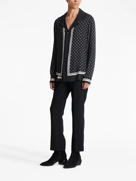  발망 긴팔 셔츠 BH1HS195XG43 black - BALMAIN