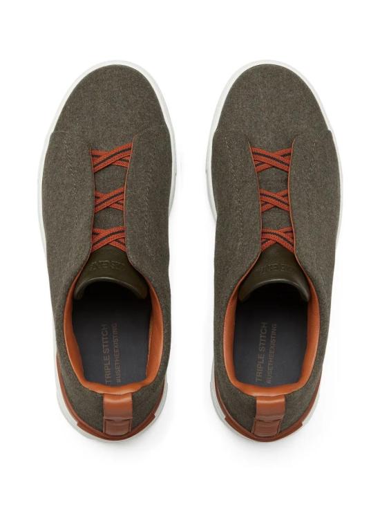  에르메네질도제냐 스니커즈 LHUTES5005Z green - ERMENEGILDO ZEGNA