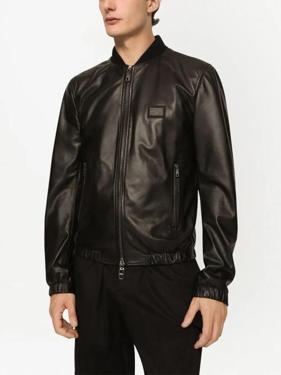  돌체앤가바나 가죽 자켓 G9ZY5LHULR0 - DOLCE & GABBANA