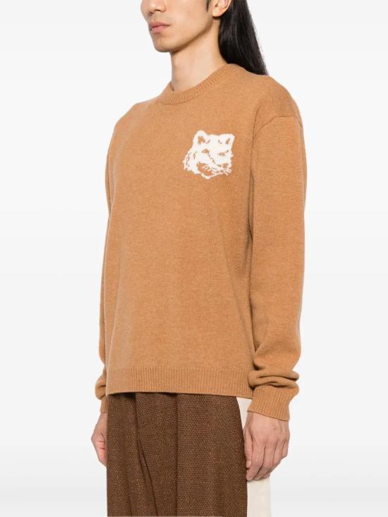  메종키츠네 스웨터 NM00808KM0329P270 brown - MAISON KITSUNE