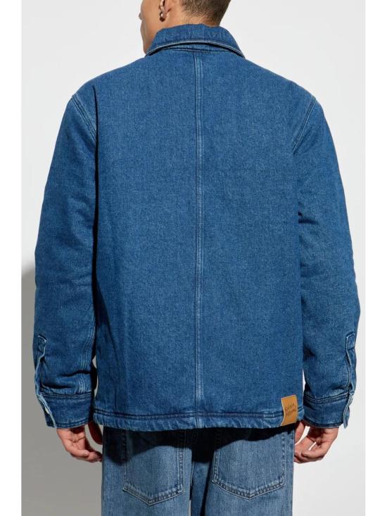  메종키츠네 데님 자켓 NM02119WW5023 blue - MAISON KITSUNE