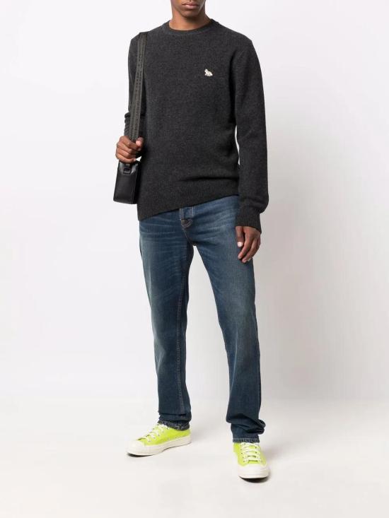  메종키츠네 스웨터 HM00502KT1006 grey - MAISON KITSUNE