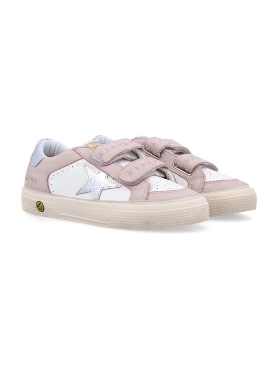25SS [키즈] 골든구스 스니커즈 F00612F006776 81371 WHITE LIGHT PINK - GOLDEN GOOSE