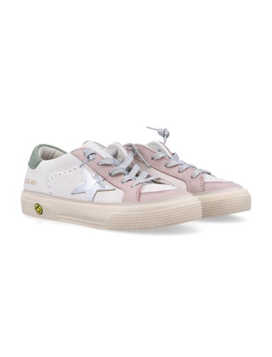 25SS [키즈] 골든구스 스니커즈 F00496F006769 12153 WHITE LIGHT PINK - GOLDEN GOOSE
