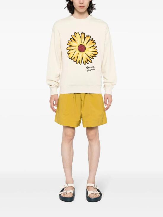  메종키츠네 긴팔 티셔츠 MM00317KM0321P205 beige - MAISON KITSUNE