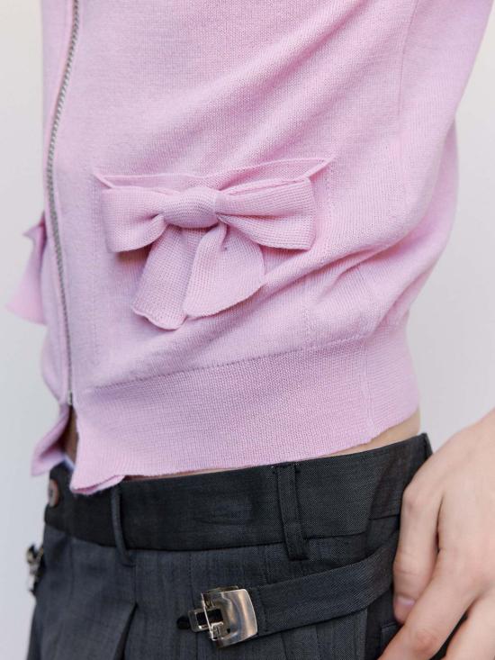  마리아노 집업 니트 마글리아노 베베 카디건 핑크 - MAGLIANO