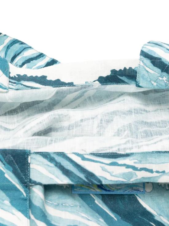  메종키츠네 토트백 BLDZAU21O433 navy - MAISON KITSUNE