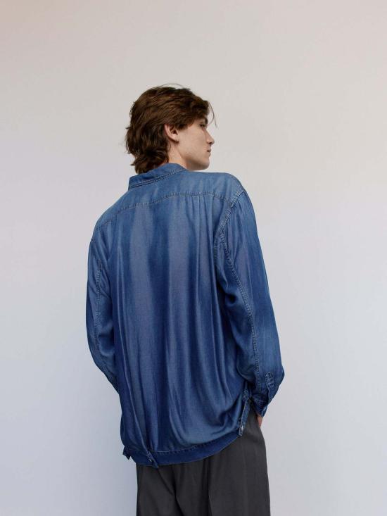  마리아노 데님 셔츠 Magliano 인디고 오피치나 피자마 - MAGLIANO