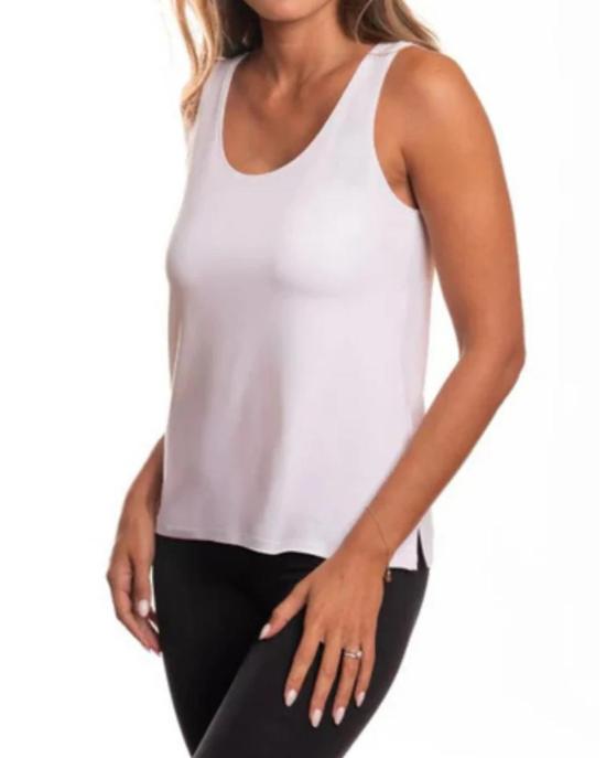  아누 마이애미 민소매 티셔츠 A’Nue Miami Easy Fit 탱크탑 화이트 - A'NUE MIAMI