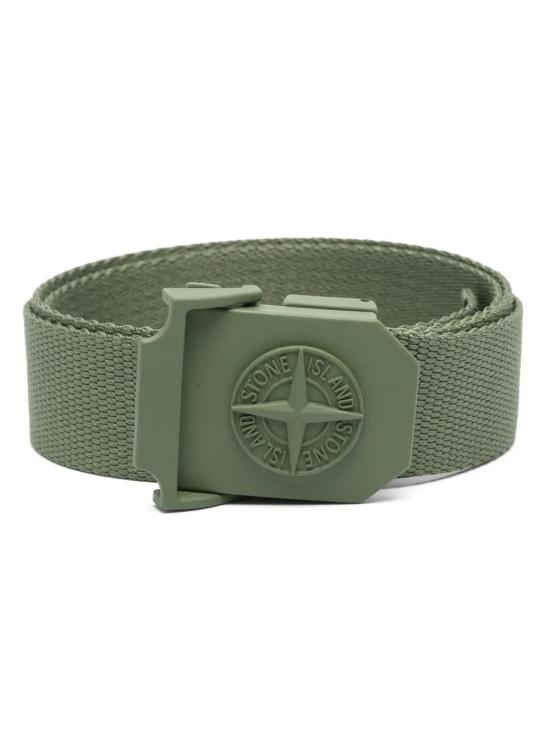  스톤 아일랜드 가죽 벨트 811594071 olive green