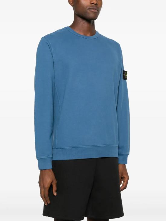  스톤 아일랜드 긴팔 티셔츠 811562420 blue - STONE ISLAND