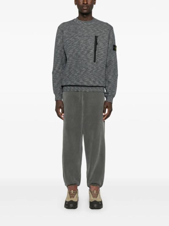  스톤 아일랜드 긴팔 티셔츠 811565338 grey - STONE ISLAND