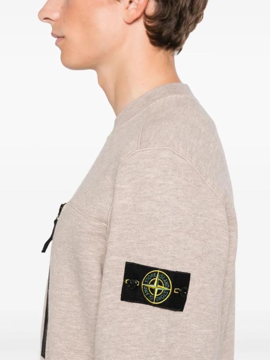  스톤 아일랜드 긴팔 티셔츠 811565338 beige - STONE ISLAND