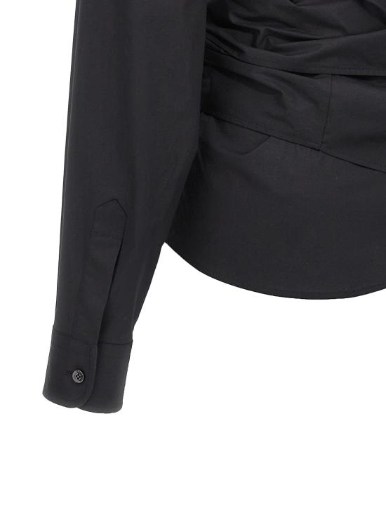 25SS 모스키노 블라우스 A021105312555 Black - MOSCHINO