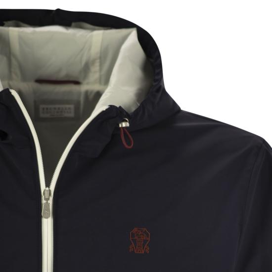  브루넬로 쿠치넬리 멤브레인 나일론 블루종 MM49A7440G NAVY - BRUNELLO CUCINELLI