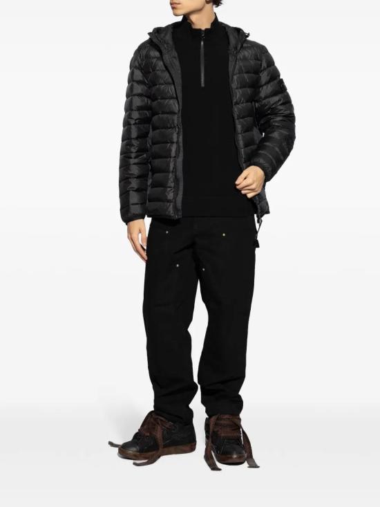  스톤 아일랜드 긴팔 티셔츠 8115521A1 black - STONE ISLAND