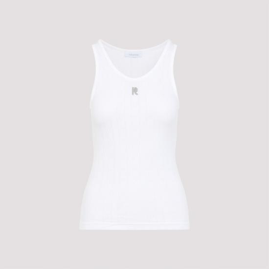 25SS 파코라반 민소매 티셔츠 25PJTE168CO0557 P100 WHITE