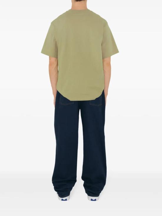  버버리 반팔 티셔츠 8090789 olive green - BURBERRY