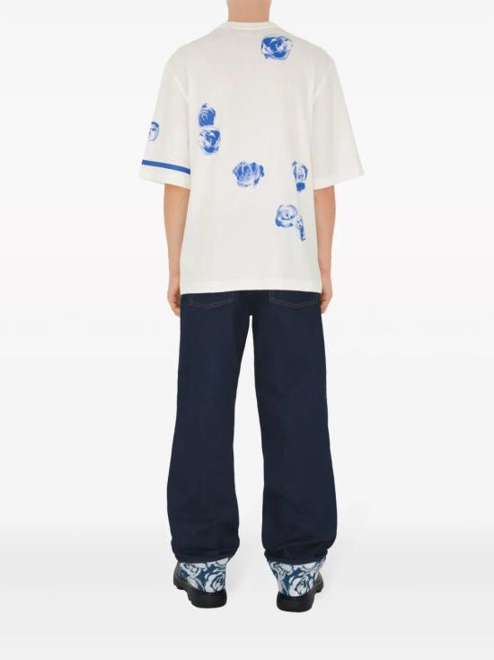  버버리 반팔 티셔츠 8081394 white - BURBERRY