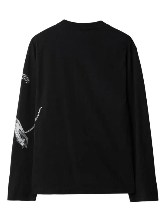  버버리 긴팔 티셔츠 8088207 black - BURBERRY