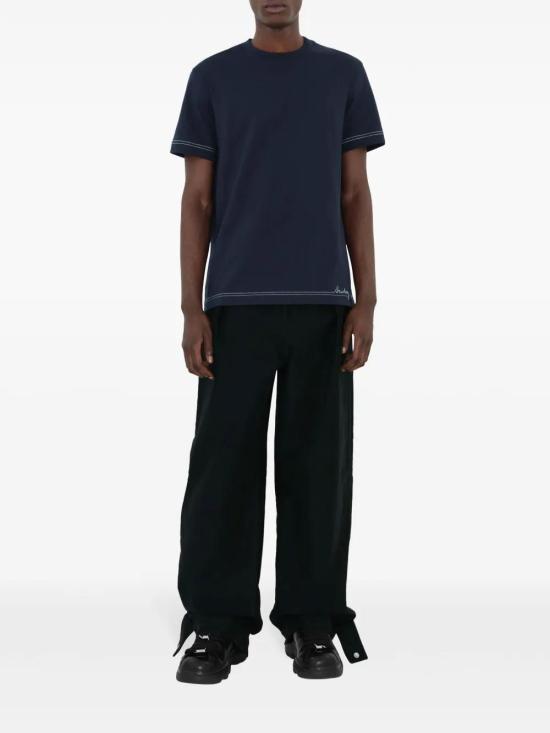  버버리 반팔 티셔츠 8094777 navy - BURBERRY