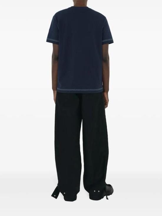  버버리 반팔 티셔츠 8094777 navy - BURBERRY