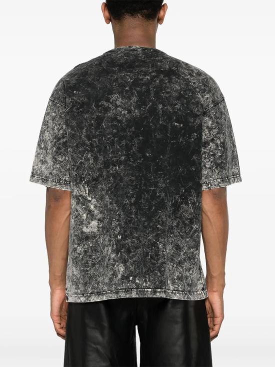  디젤 반팔 티셔츠 A136350DQAM black - DIESEL