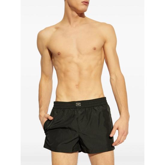 25SS 돌체앤가바나 스윔팬츠 M4F35T ONR46 N0000 BLACK - DOLCE & GABBANA
