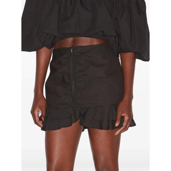 25SS 이자벨마랑에뚜왈 숏 스커트 C1J06E JU0301FA 01BK BLACK - ISABEL MARANT ETOILE